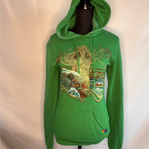 🔥🔥 🌊 Rare Aviator Nation Surf Goddess Hoodie 🌊 🔥🔥 - Picture 3 of 15